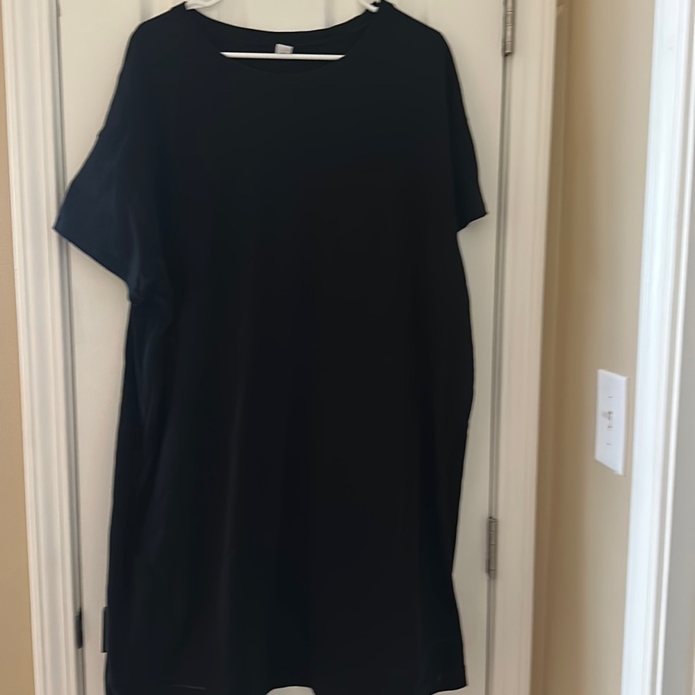 Old Navy XXL tall black T-shirt dress.